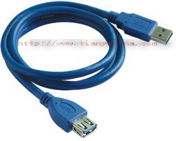 USB3.0 A-plug to A-socket extension super speed 1.8m cable