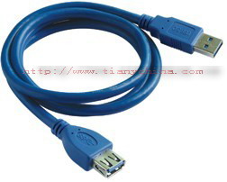 USB3.0 A-plug to A-socket extension super speed 1.8m cable