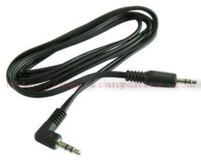 Audio cable, DC3.5mm90 Stereo plug to DC3.5mm Stereo socket 3ft(1.0m)cable