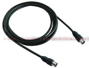 RF OD9.5 Female to Female TV 75 6ft long cable.