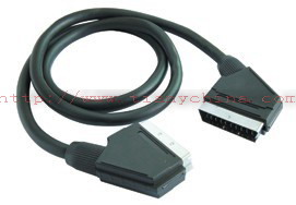 Ʒ:SCART Plug to SCART Plug 1.8 meter cable